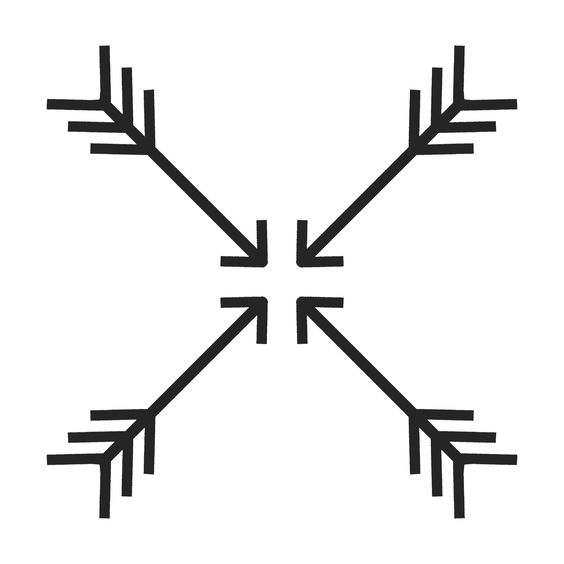 Crests, Bow arrows and Paper