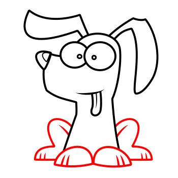 How to draw a dog