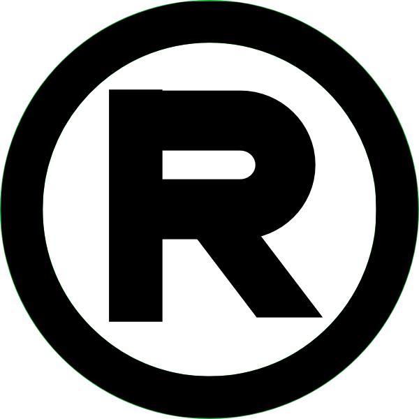 Registered Trademark Black Clip Art - vector clip art ...