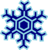 Snow Flake clip art - vector clip art online, royalty free ...