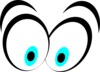 Cartoon Eyes P5 - vector clip art online, royalty free & public domain