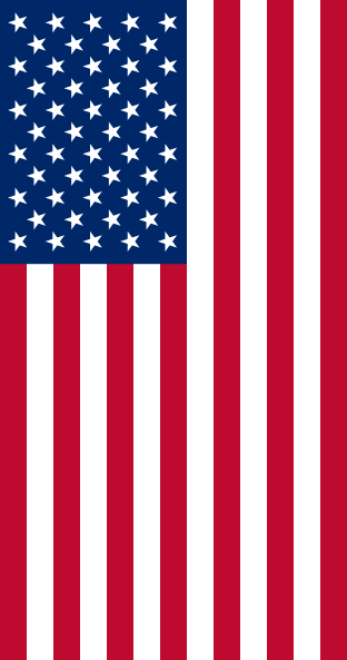 Vertical United States Flag clip art - vector clip art online ...
