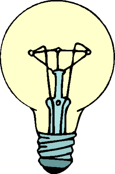 Light Bulb clip art - vector clip art online, royalty free ...