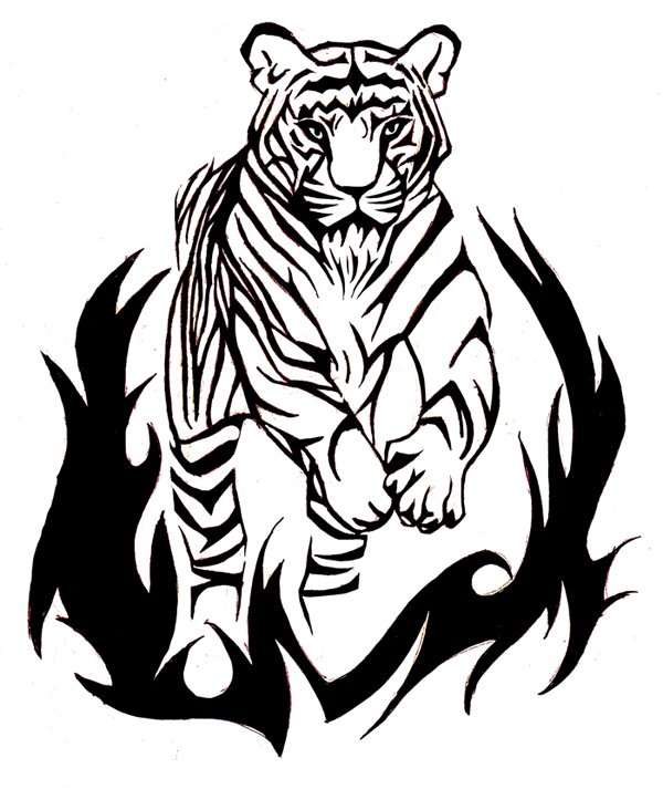 deviantART: More Like Tribal Tiger Tattoo by