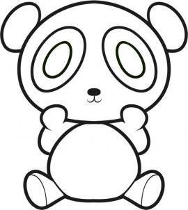 Animals - How to Draw a Panda for Kids