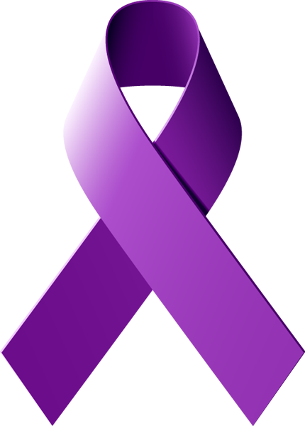 Purple Cancer Ribbon - ClipArt Best