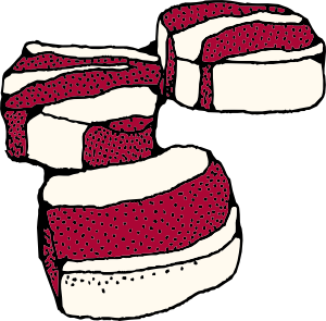 Salt Pork clip art - vector clip art online, royalty free &amp; public ...