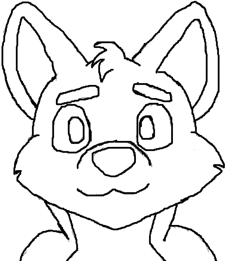 Free Lineart Furry Icon Avatar Face by BaronTremayneCaple on ...