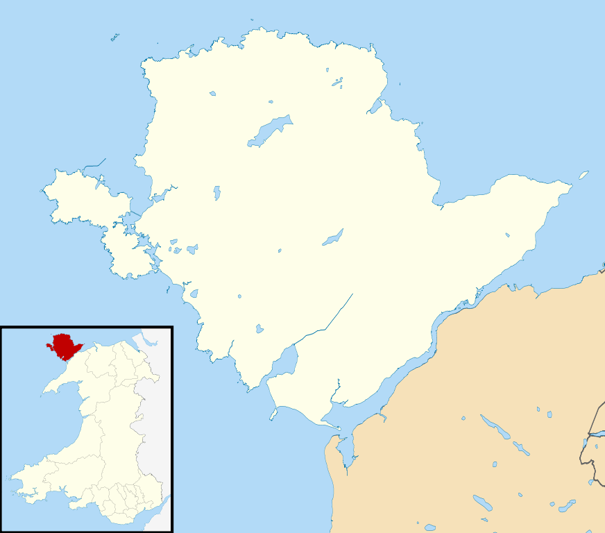 Isle of Anglesey UK map.svg