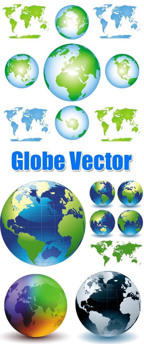Globe Vector – Planeta Tierra | Tutoriales en la Web