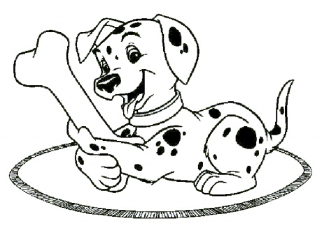 Like Bone So Much coloring page | Super Coloring