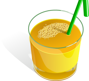 Juice Glass clip art - vector clip art online, royalty free ...
