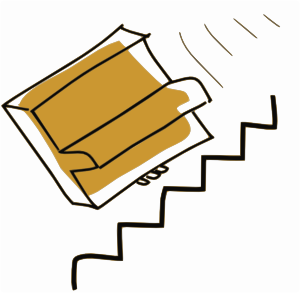 Addon Piano Falls Down Stairs clip art - vector clip art online ...