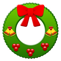 Christmas Clipart - Trees and Wreaths