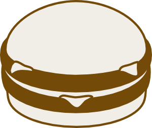 Hamburger clip art - vector clip art online, royalty free & public ...