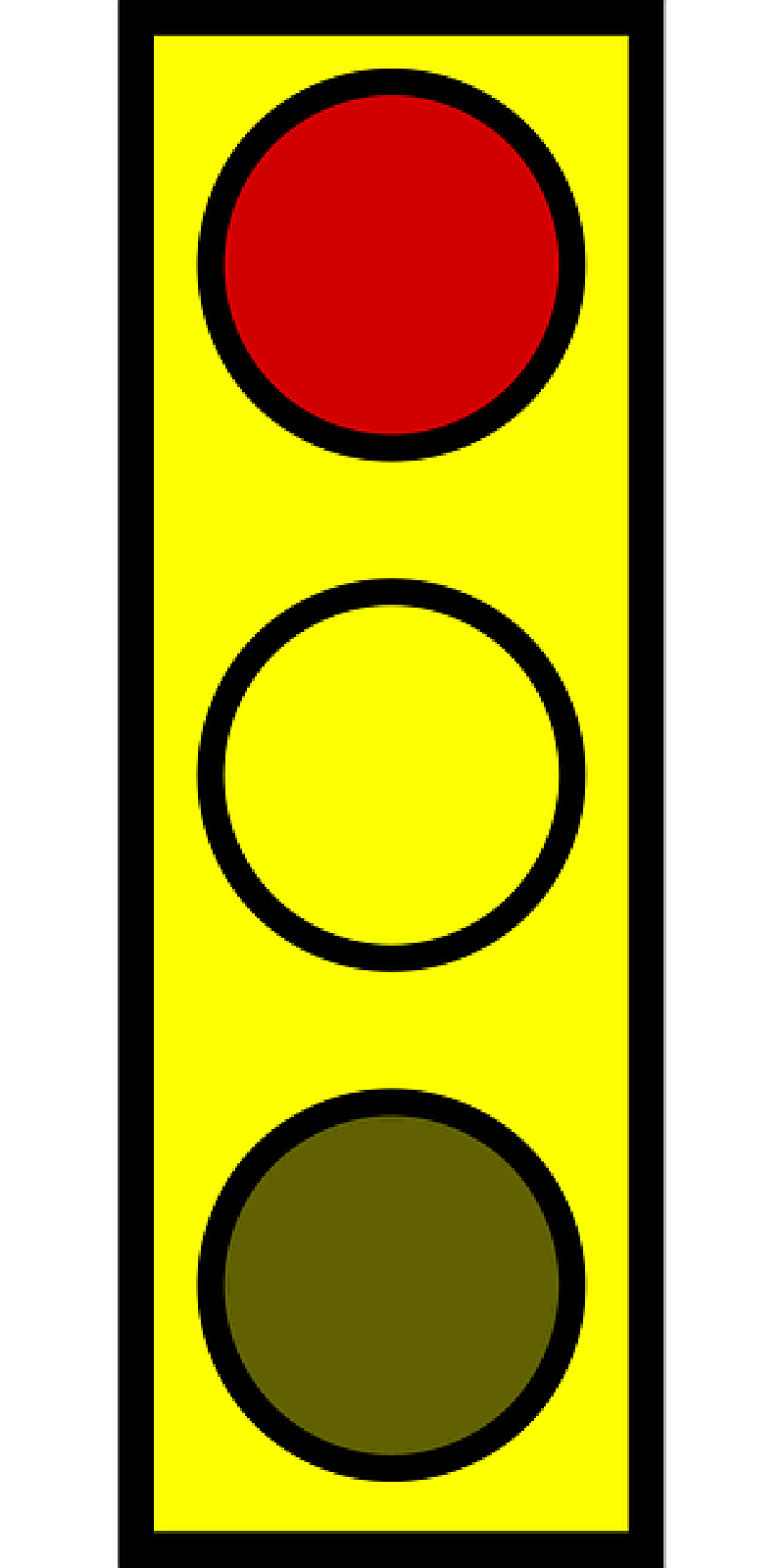 Red Traffic Light Cartoon