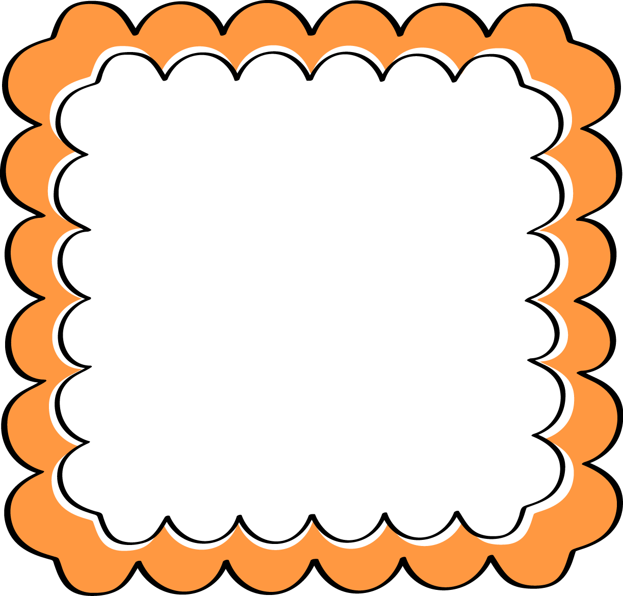 Orange Border Clipart
