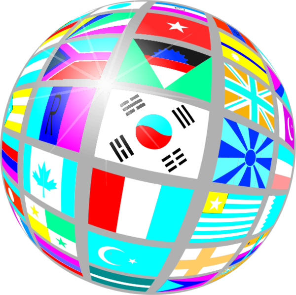 countries flags - vector Clip Art