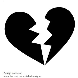 Hd clipart of broken heart - ClipartFox