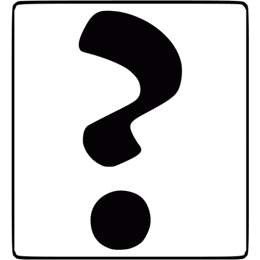 Black question mark 10 icon - Free black question mark icons