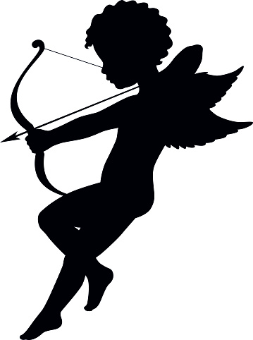 Cupid Outline Clip Art Clip Art, Vector Images & Illustrations ...