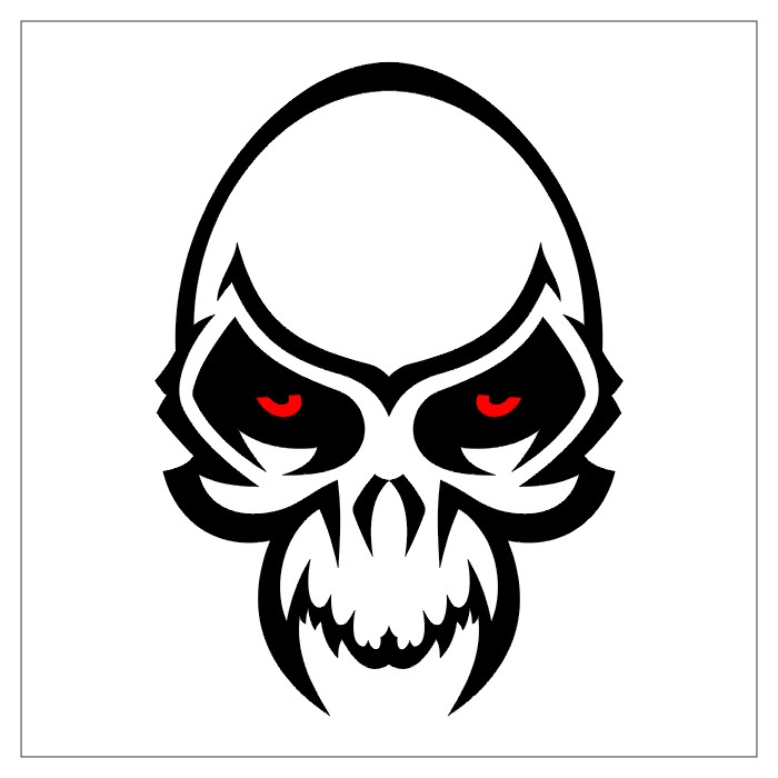 Free Tribal Skull Designs - ClipArt Best