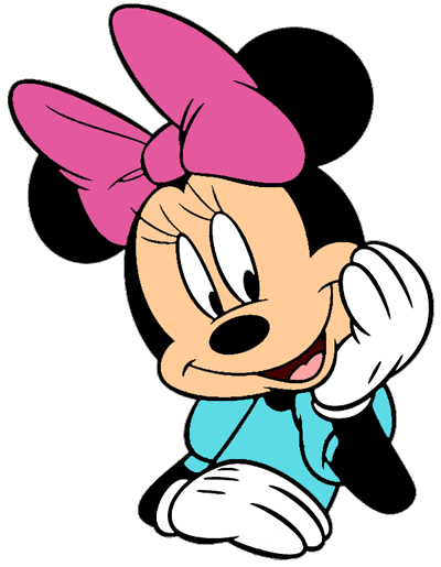Minnie mouse face clipart