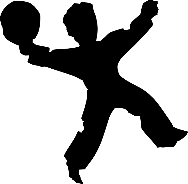 Jumping Silhouette Clipart