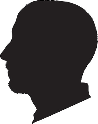 Side Face Silhouettes Clipart