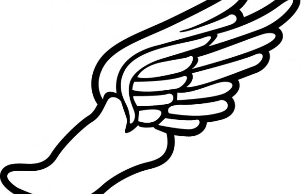 Winged Shoes Clip Art