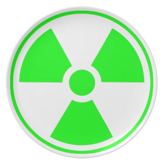 Radioactive Symbol Plates | Zazzle