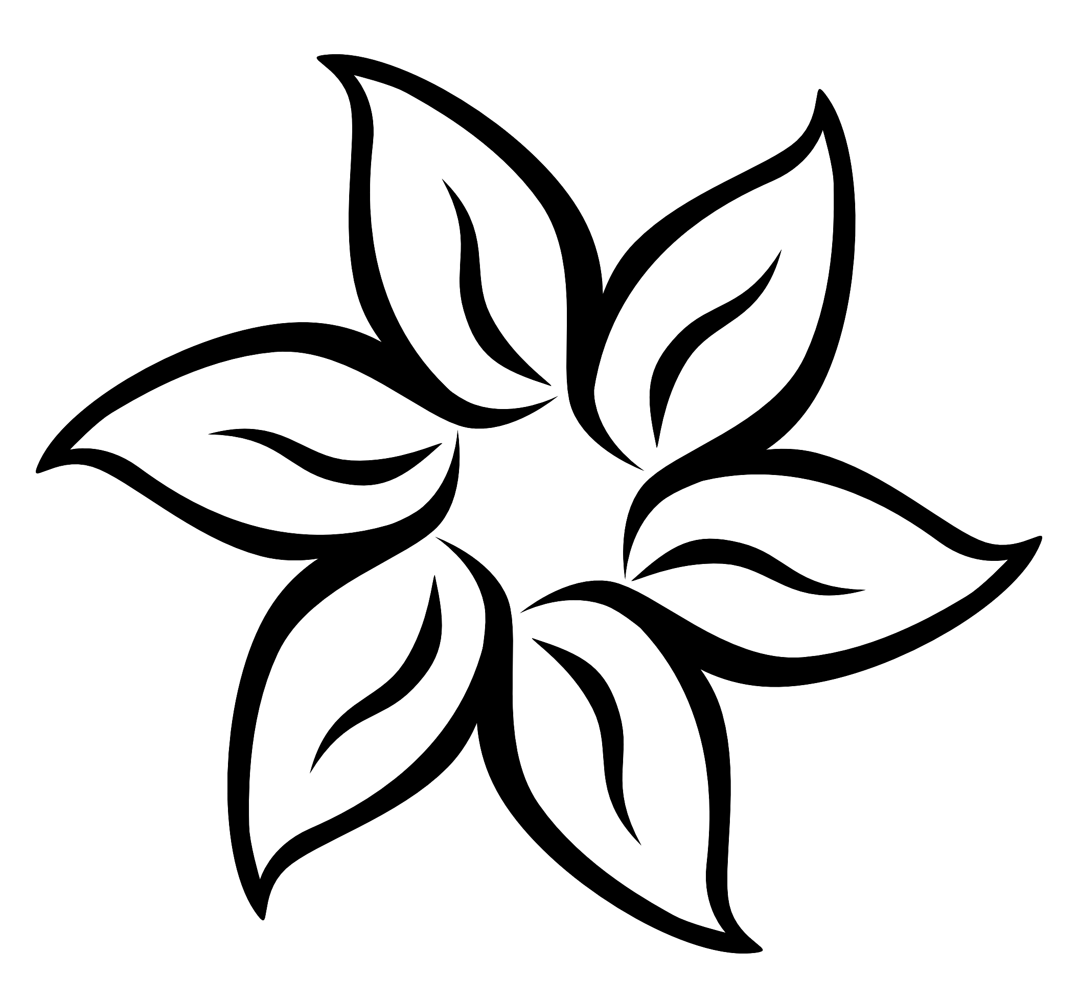 Flower Silhouette PNG Image - PngPix