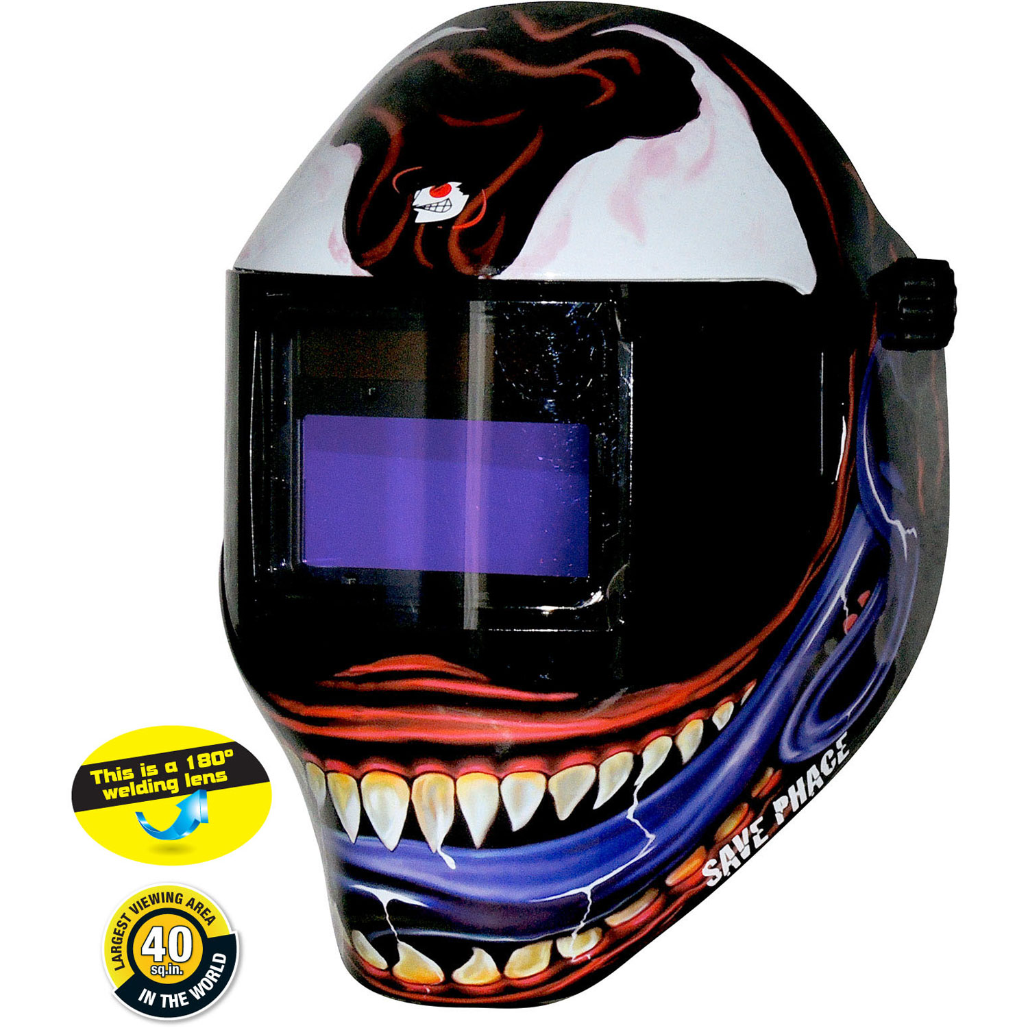 Save Phace 3011674: 40VIZI2 Series Welding Helmet Custom Kannibal ...