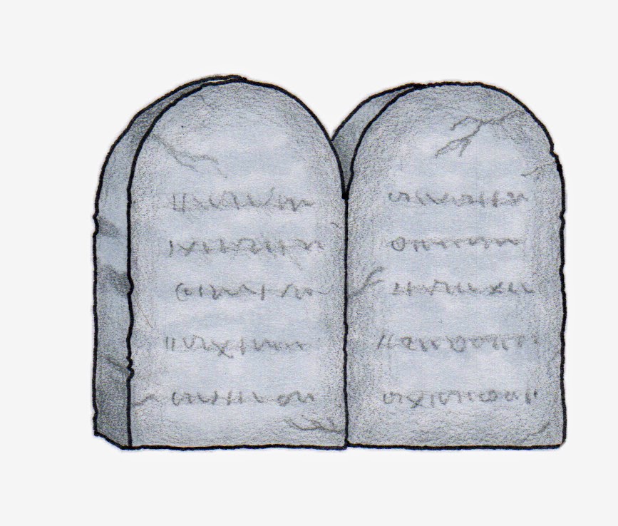 Ten commandments clipart lds