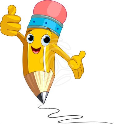 Pencil Cartoon- Friends Clipart