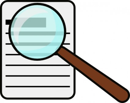 Magnifying Glass Cartoon