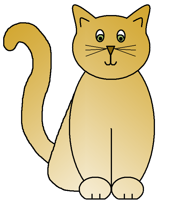 Cute fat cat clipart gallery image #574