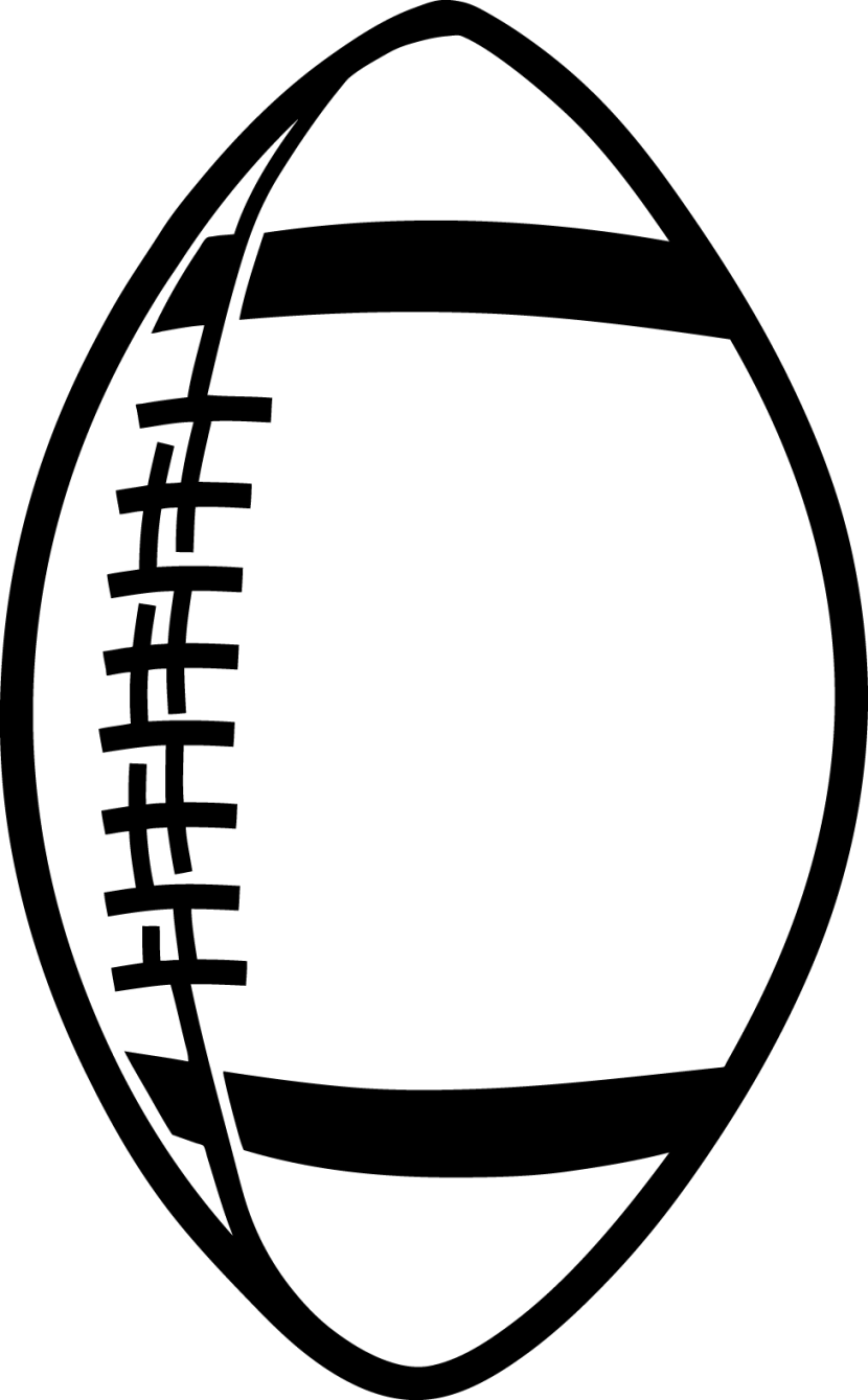 Football black and white image of football clipart black and white ...