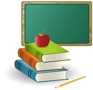 Class chalkboard clipart