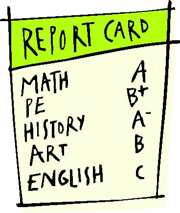 4th Grade Wise Owls: WOW! REPORT CARDS ALREADY!