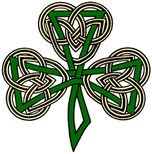 SHAMROCK CELTIC IRISH BATH ROBE