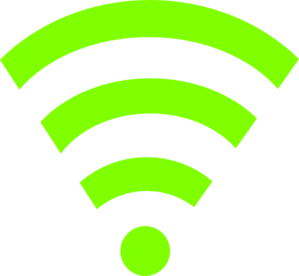 Wifi Fluro Green clip art - vector clip art online, royalty free ...
