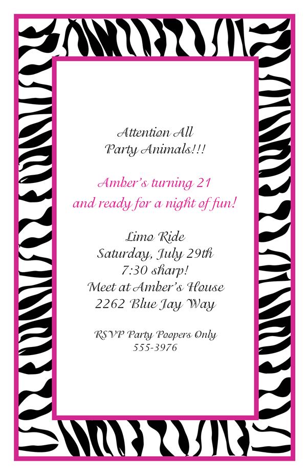 Zebra Border Pink/Black | MonsterMarketplace.