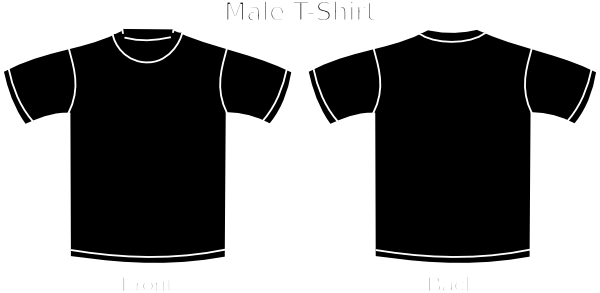 Plain Black T Shirt clip art - vector clip art online, royalty ...