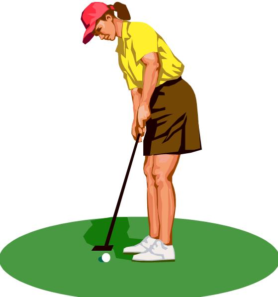 Girl Golf Clip Art - Free Clipart Images