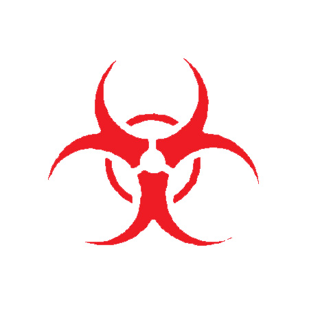 Stencil Biohazard - ClipArt Best