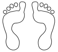 Foot Patterns Template - ClipArt Best