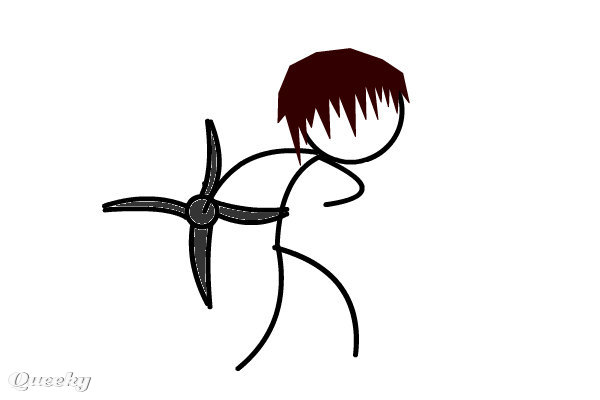 Stick Man Nija - ClipArt Best