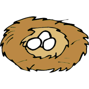 Eggs In A Nest Clipart