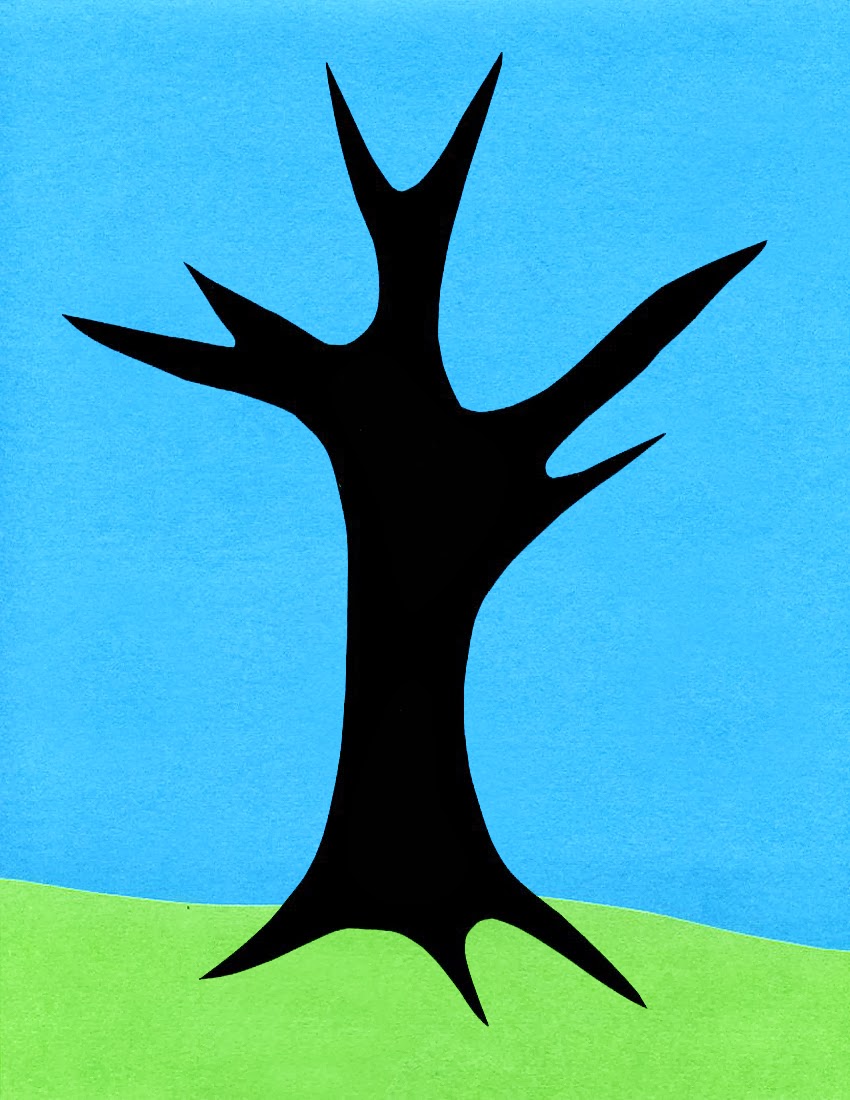 Art Projects for Kids: Kandinsky Fall Tree Tutorial